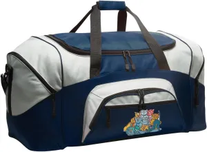 Cats Duffel Bag LARGE Cat Suitcase or Gym Bag for Men Ladies Him or Her!