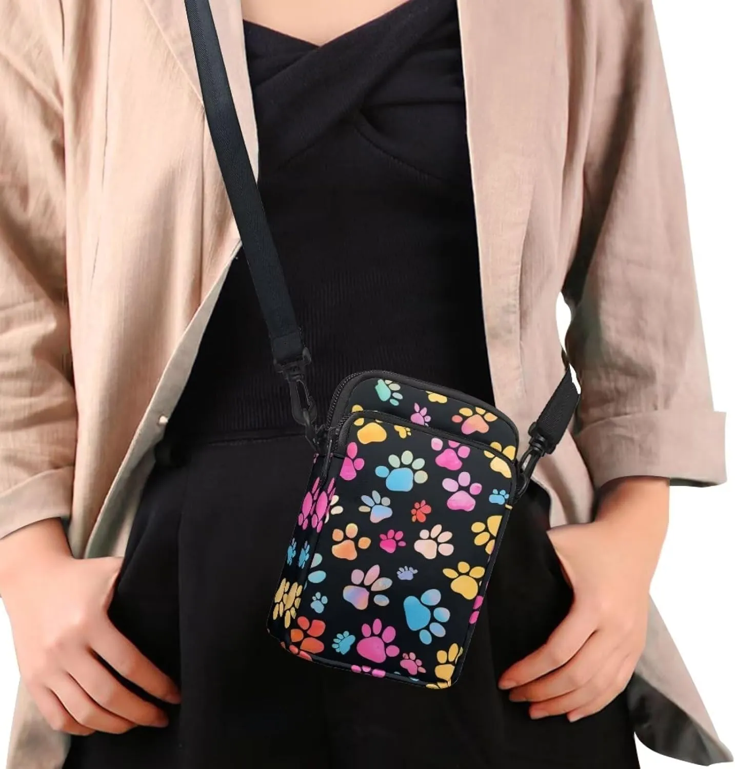 Cell Phone Purse Small Crossbody Wallet Phone Bag with Shoulder Strap Mini Messenger Bag
