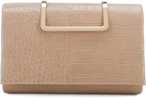 CHARMING TAILOR Small Crocodile Print Clutch Bag PU Alligator Handbag Women’s Clutch Purse