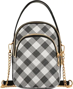 Christmas Snowflakes and Butterflies Shoulder Bag, Trendy Crossbody Purses Small Shoulder Bag