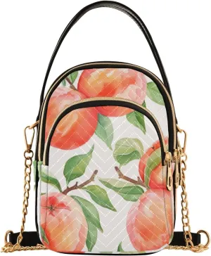 Christmas Snowflakes and Butterflies Shoulder Bag, Trendy Crossbody Purses Small Shoulder Bag