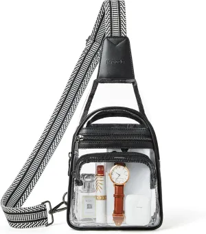 Clear Bag for Stadium Events Approved Clear Purses for Women Crossbody Transparent Bag Stadium Bags for Concert Sport