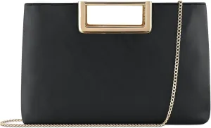 Clutch Purses for Women, Dressy Evening Crossbody Bag, Ladies Vegan Leather Wedding Party Shoulder Handbag
