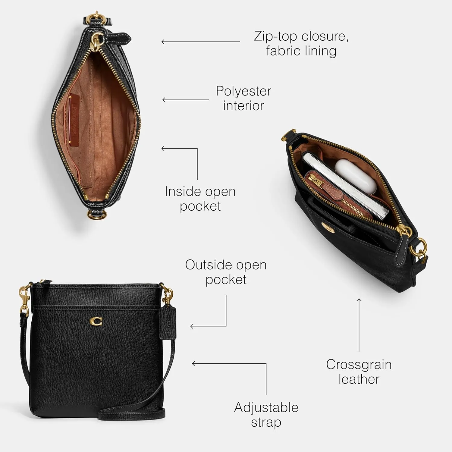 Coach Crossgrain Leather Kitt Messenger Bag