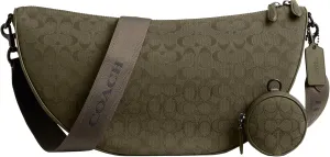 Coach Hall Soft Sling Bag 45 in Signature Jacquard