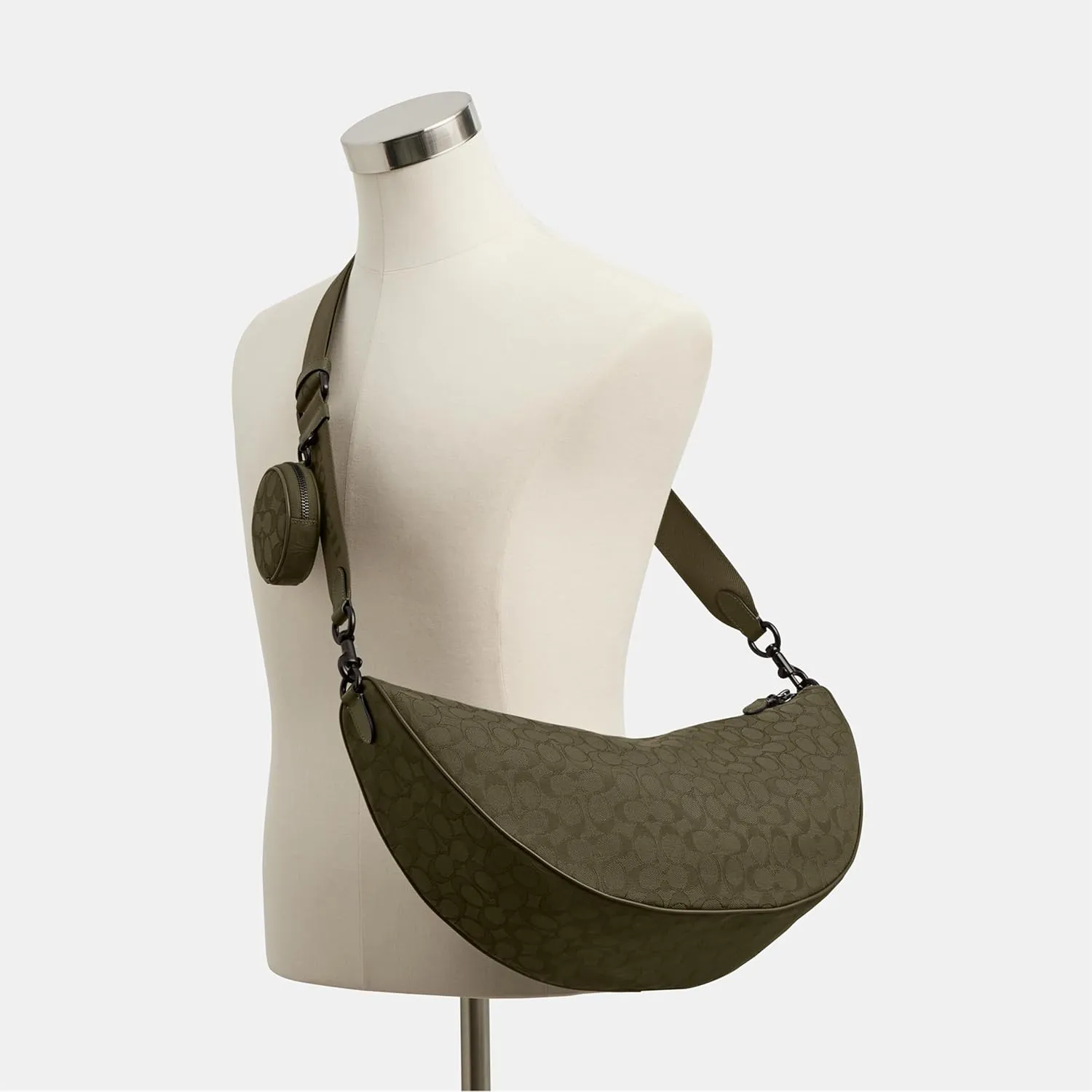 Coach Hall Soft Sling Bag 45 in Signature Jacquard