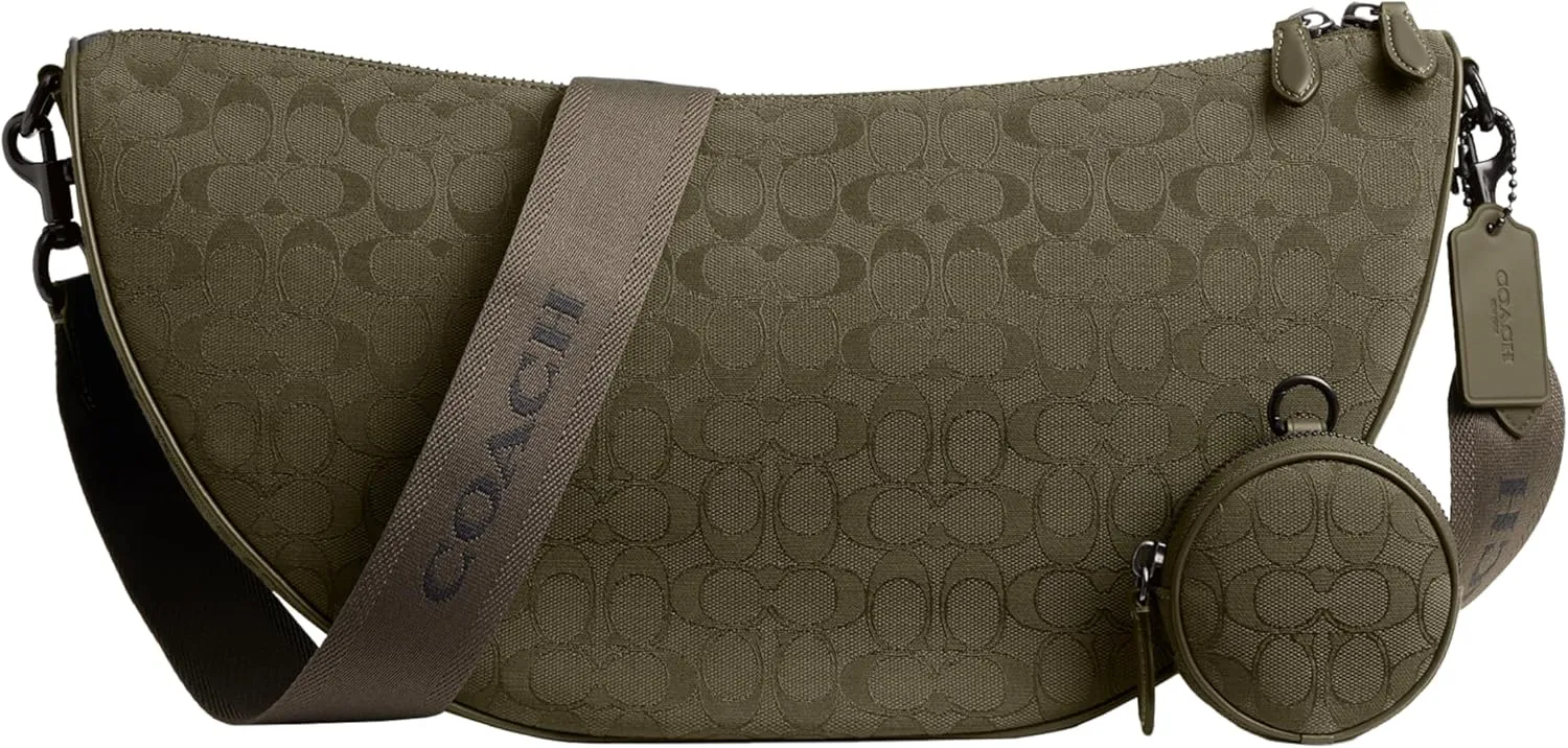Coach Hall Soft Sling Bag 45 in Signature Jacquard