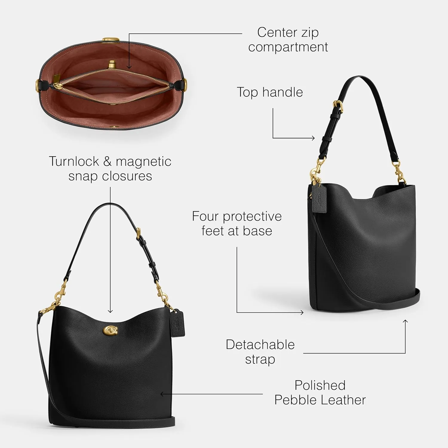 Coach Willow Soft Bucket Bag