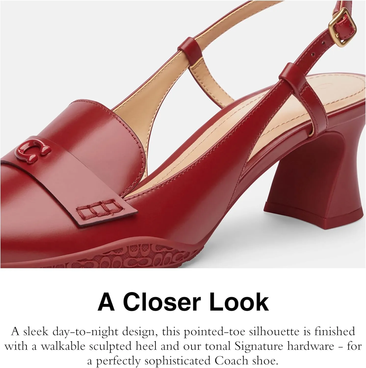 COACH Women's Nikola Slingback Pump