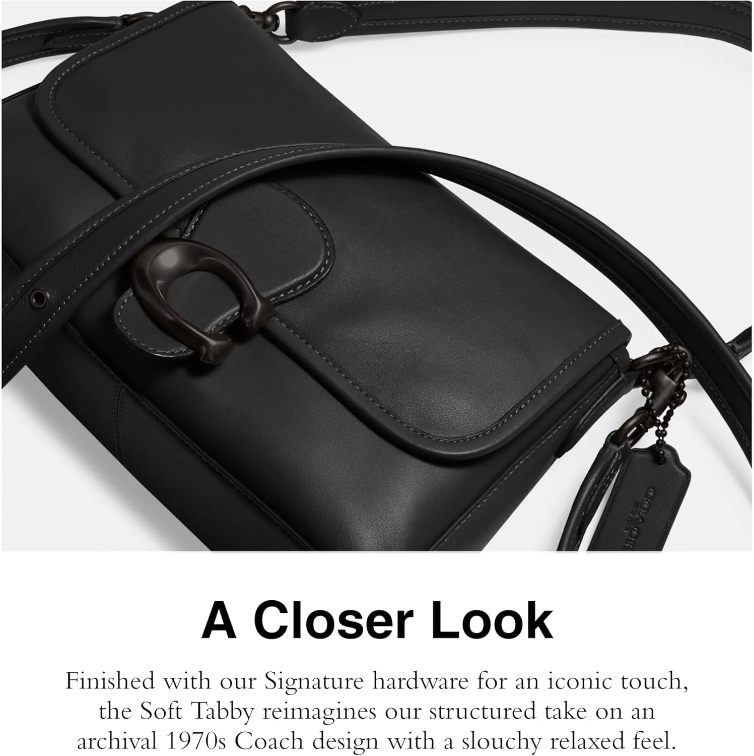 Coach Women's Soft Calf Leather Tabby Shoulder Bag