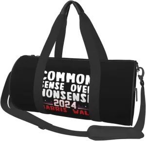 Common Sense Over Nonsense Duffel Bag Gym Bag Travel Sports Tote Large Foldable Beach Swim Yoga5