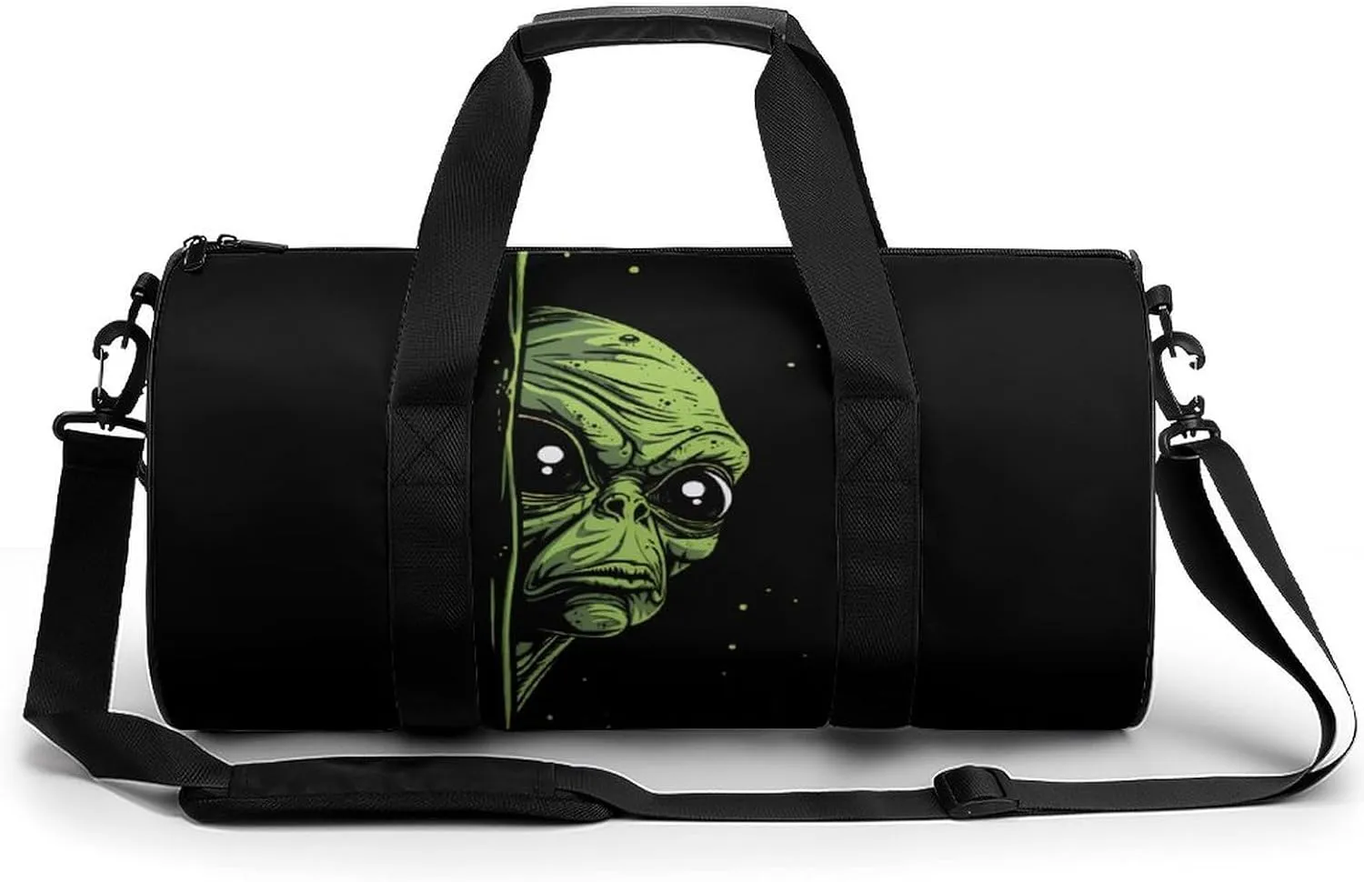 Cool Alien Novelty Large Duffel Bag Lightweight Gym Bag Travel Tote Bags