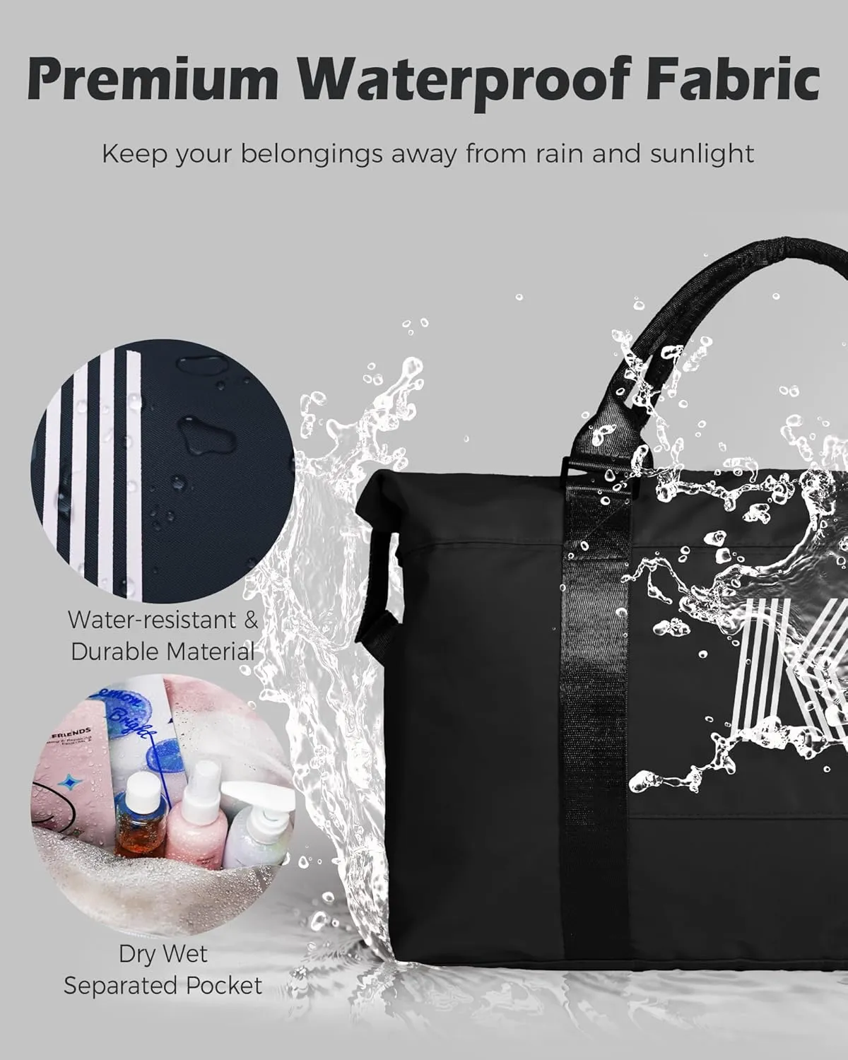 Cool Gifts for Girl,Travel Essentials, Travel Duffel Bag, Gym Bag, Personalized Weekender Bag, Overnight Bag, Niece Gifts Graduate Gifts for Her Birthday Gifts (Letter G)