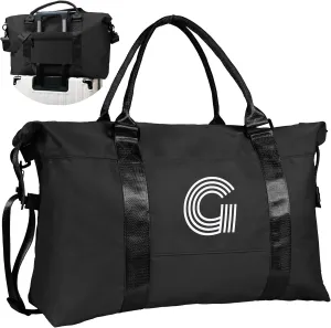 Cool Gifts for Girl,Travel Essentials, Travel Duffel Bag, Gym Bag, Personalized Weekender Bag, Overnight Bag, Niece Gifts Graduate Gifts for Her Birthday Gifts (Letter G)