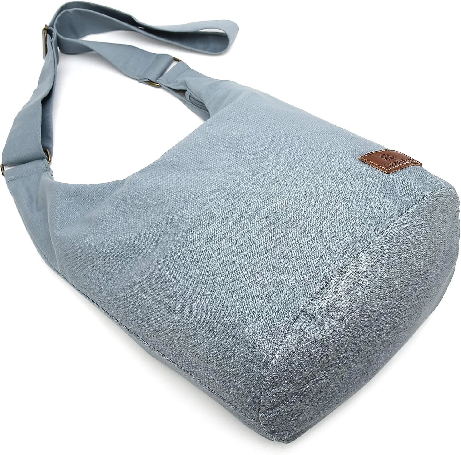 Coton Pose Women Hippie Crossbody Bag - Top Zip Large Capacity Canvas Sling Bag - Jacquard Cloth Handmade