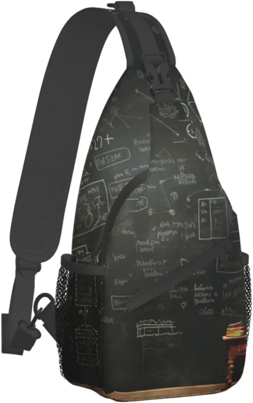 Couple Parrots Olive Crossbody Bag Chest Shoulder Bag Small Casual Backpack Suitable For Women Men Hiking