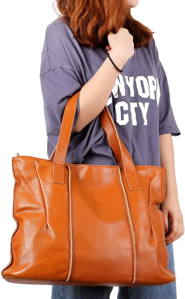 Cowhide Women's Bag Large Premium Soft Genuine Leather Women's Shoulder Bag