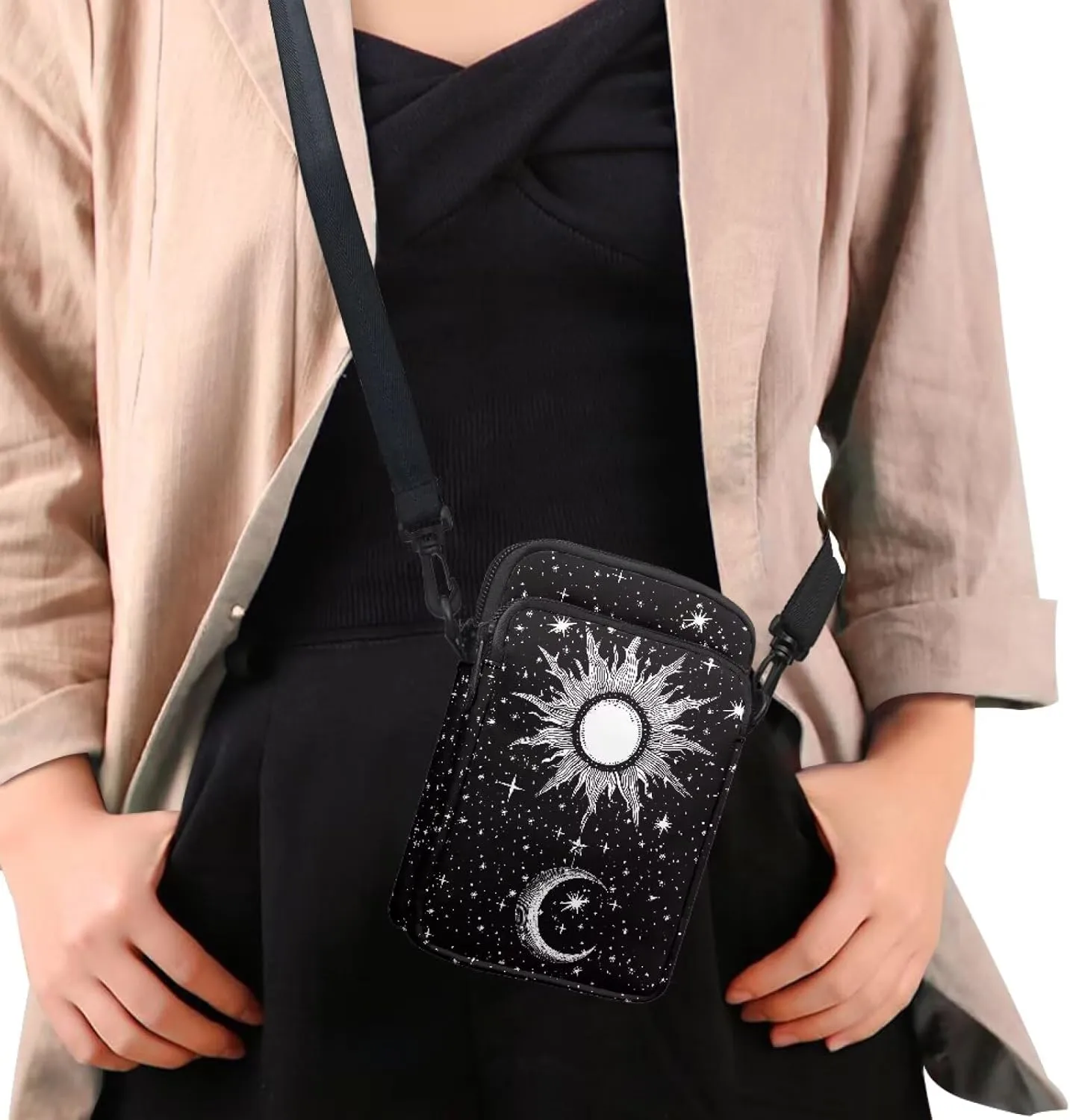 Crossbody Backpack for Women Sling Bag with Adjustable Strap Women Cross Body Chest Bag Mini Purse