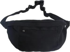 Crossbody Bag Fanny Pack for Women Men, Waist Pack Large Chest Bag with Adjustable Strap for Workout Travel Sports Running(Black)