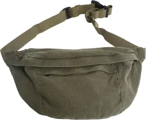 Crossbody Bag Fanny Pack for Women Men, Waist Pack Large Chest Bag with Adjustable Strap for Workout Travel Sports Running(Green)