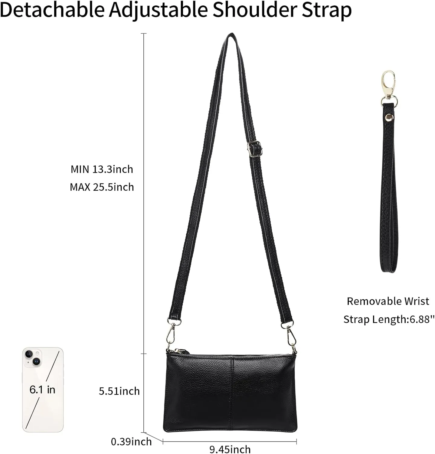 Crossbody Bag for Women, Vegan Leather Top Handle Handbags Small Shoulder Purse
