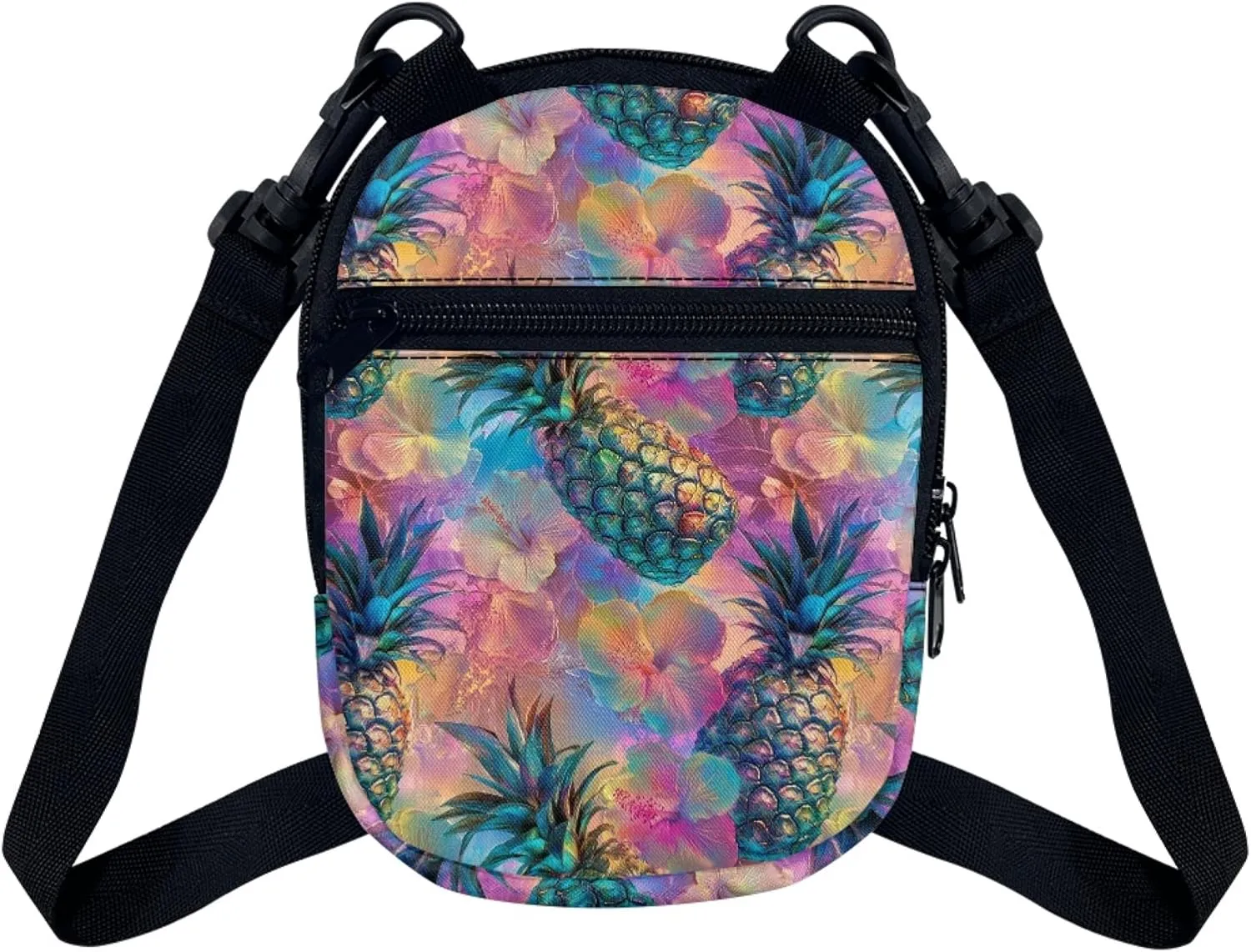 Crossbody Bag Womens Small Shoulder Bag Messenger Bag Cell Phone Travel Handbag with Zipper Pockets Shoulder Straps