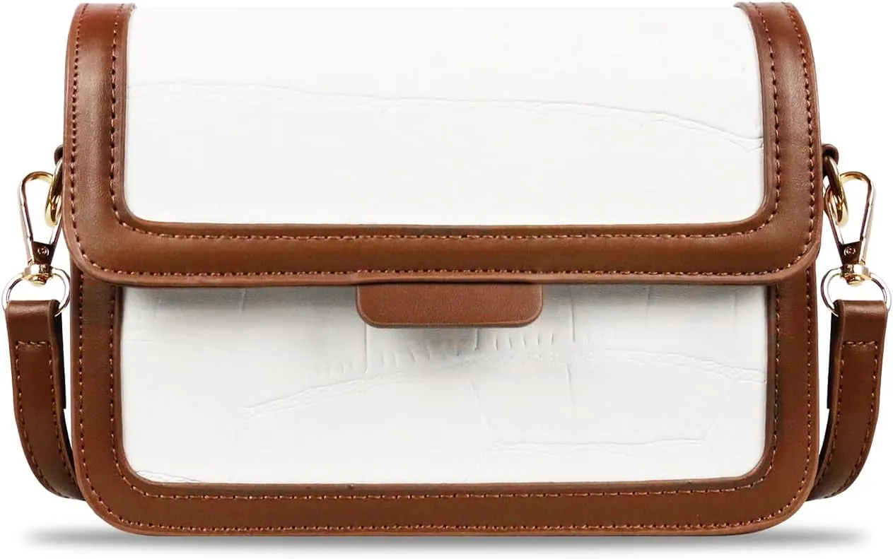 crossbody bags purses for women Soft PU leather shoulder bag Cell Phone Purse with wide Strap