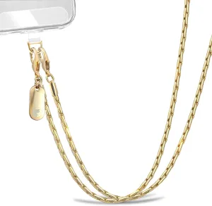 Crossbody Phone Strap Detachable Phone Chain Strap Crossbody Phone Lanyard Chain for Women Gold