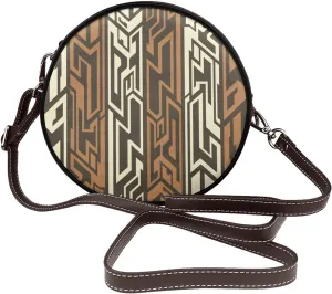 Crossbody Shoulder Bags for Women Small Round Satchel Handbags Purse