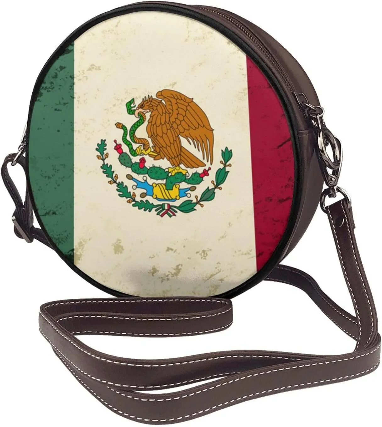 Crossbody Shoulder Bags for Women Small Round Satchel Handbags Purse