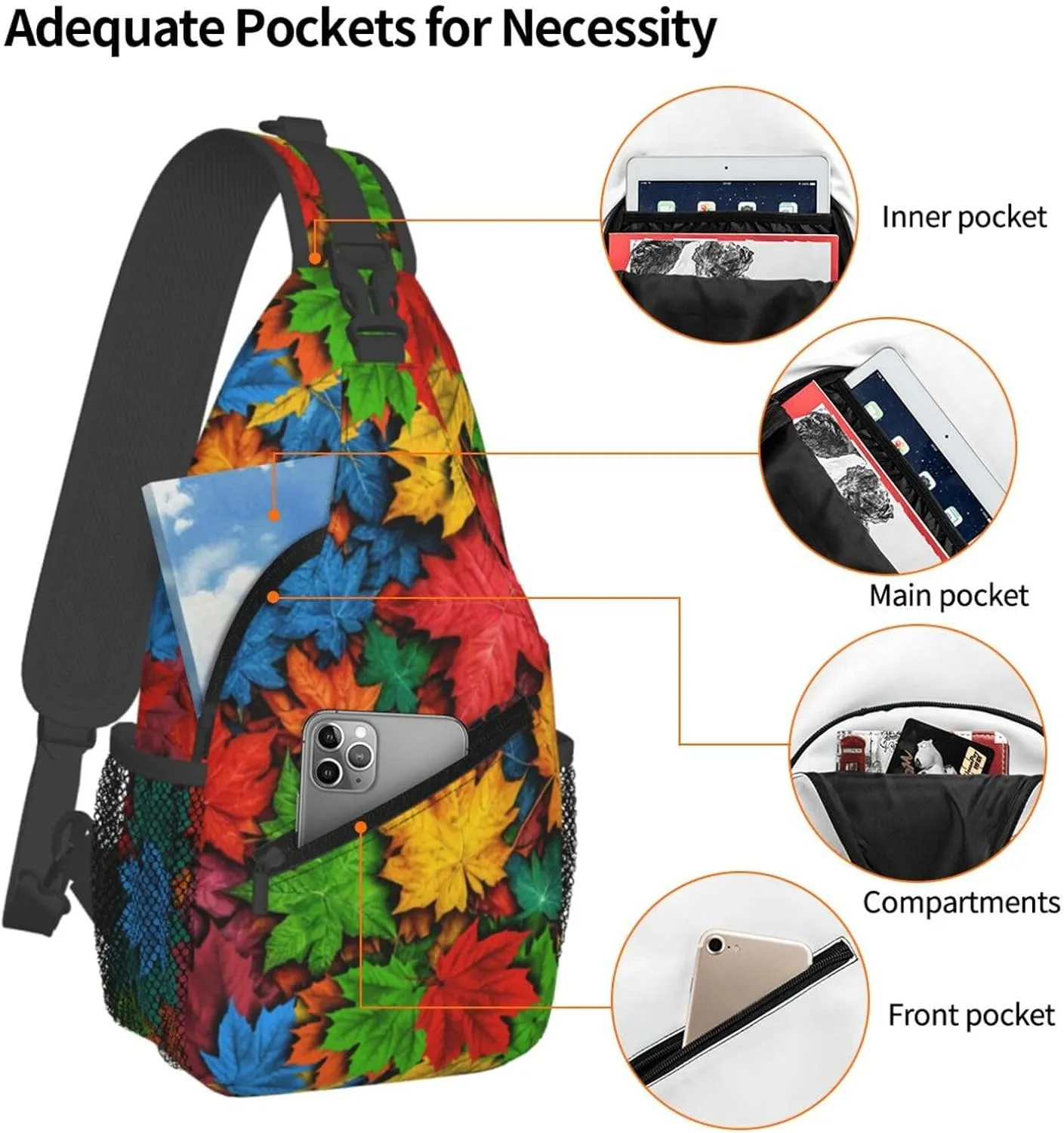 Crossbody Sling Backpack: Anti-Theft Design For Travel