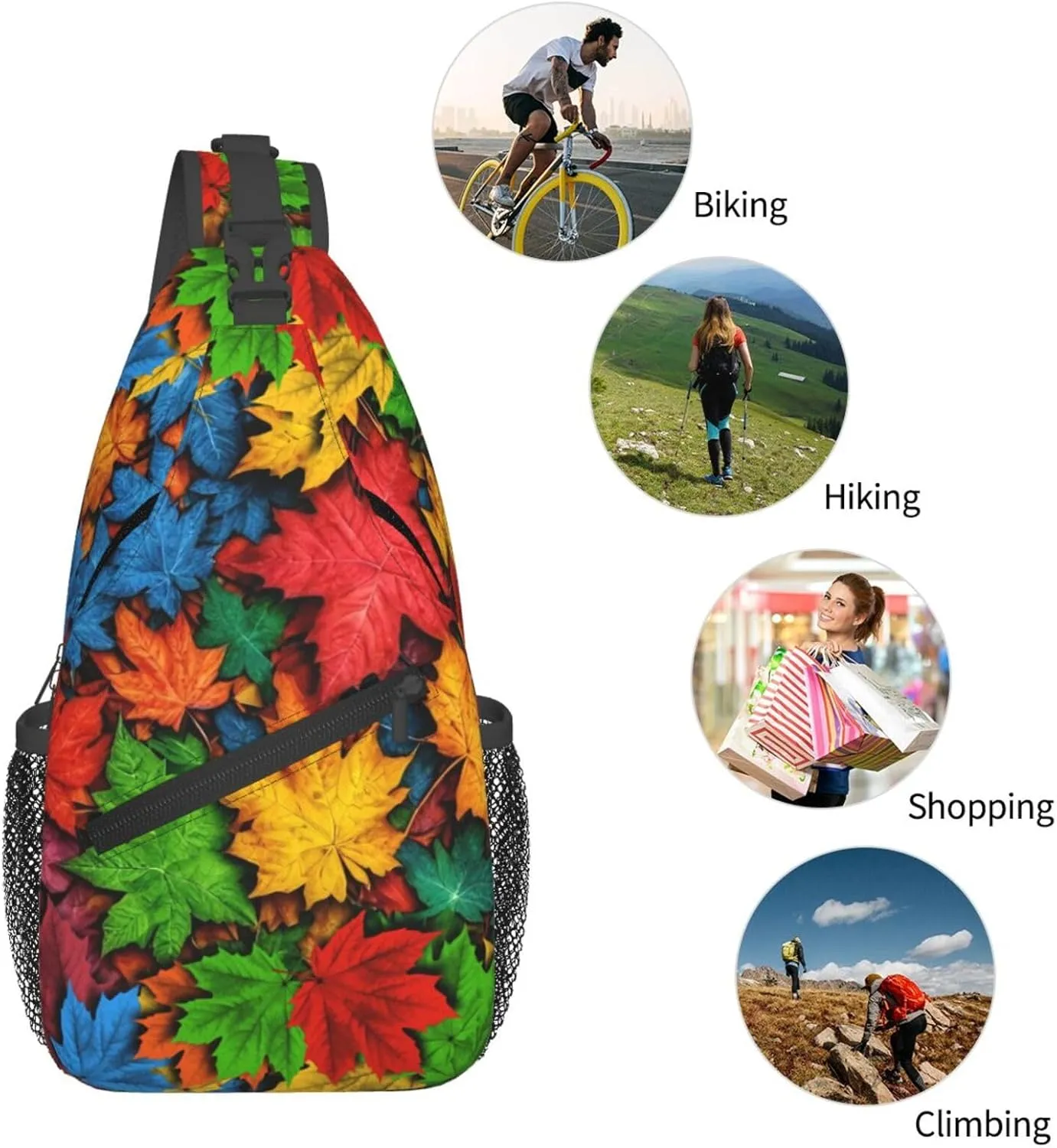 Crossbody Sling Backpack: Anti-Theft Design For Travel