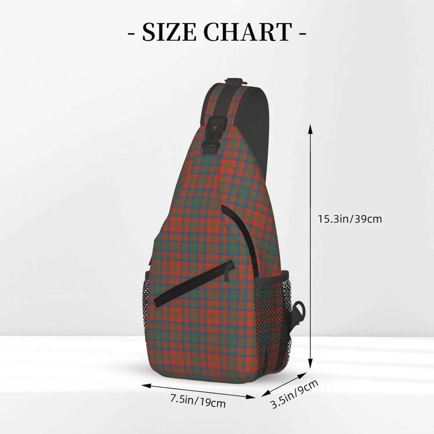 Crossbody Sling Backpack Clan Matheson Ancient Tartan Shoulder Chest Bag Daypack for Traveling Sport