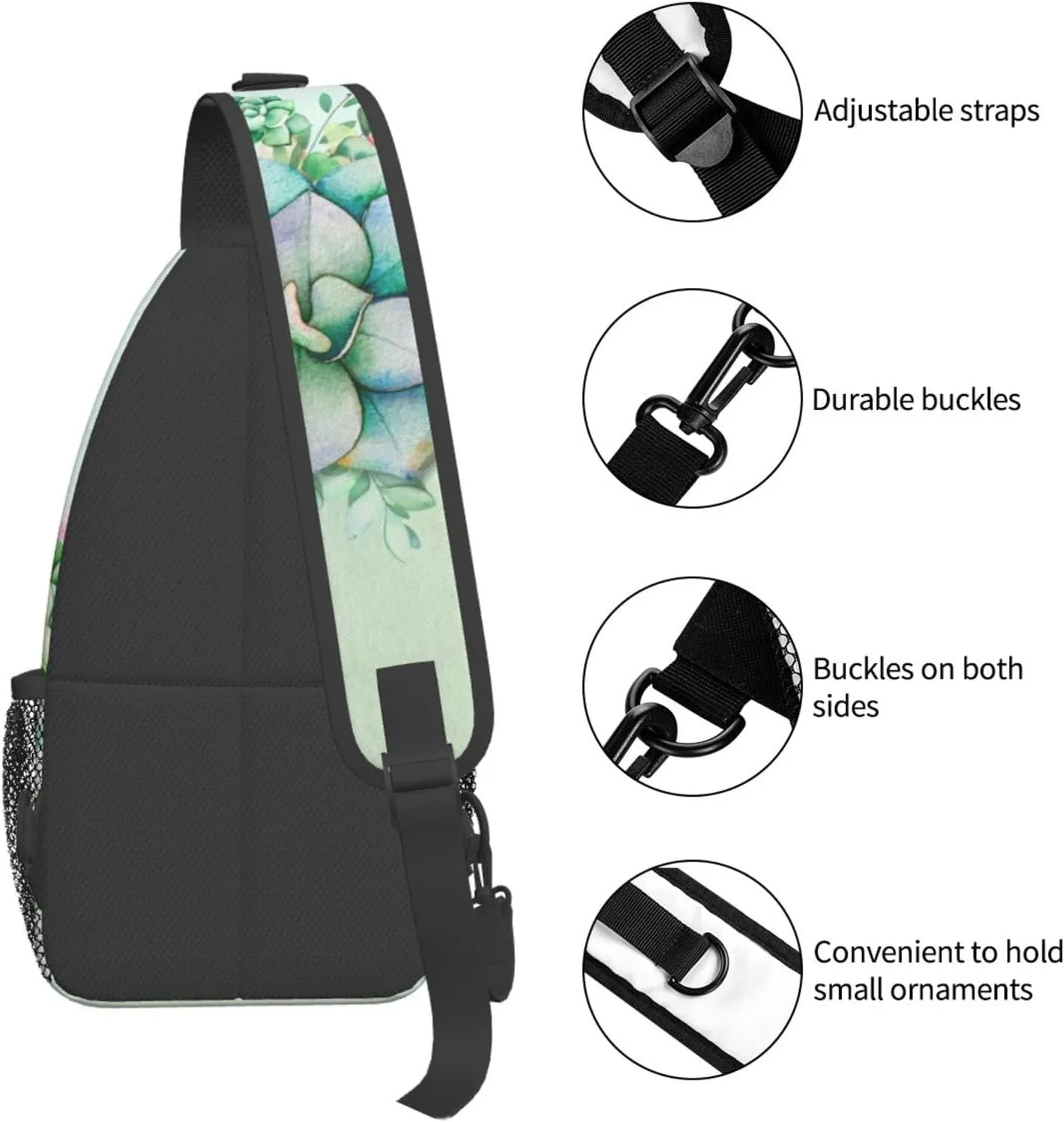 Crossbody Sling Backpack Sling Bag Chest Bag Shoulder Bag Travel Hiking Daypack For Men Women-Summer Vacation Scene