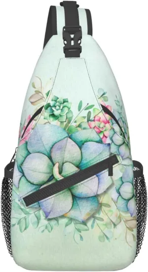 Crossbody Sling Backpack Sling Bag Chest Bag Shoulder Bag Travel Hiking Daypack For Men Women-Summer Vacation Scene