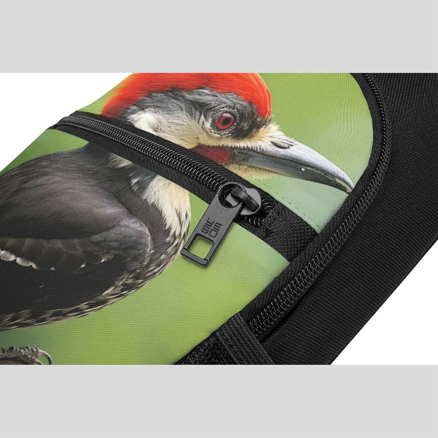 Crossbody Sling Backpack Sling Bag for Men Women Cross Chest Bag Shoulder Bag Cute pileated woodpecker Travel Hiking Daypack
