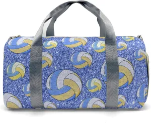 Custom Duffel Bag Sports Sport Volleyball Blue Gym Bag Personalized Travel Carry on Bag
