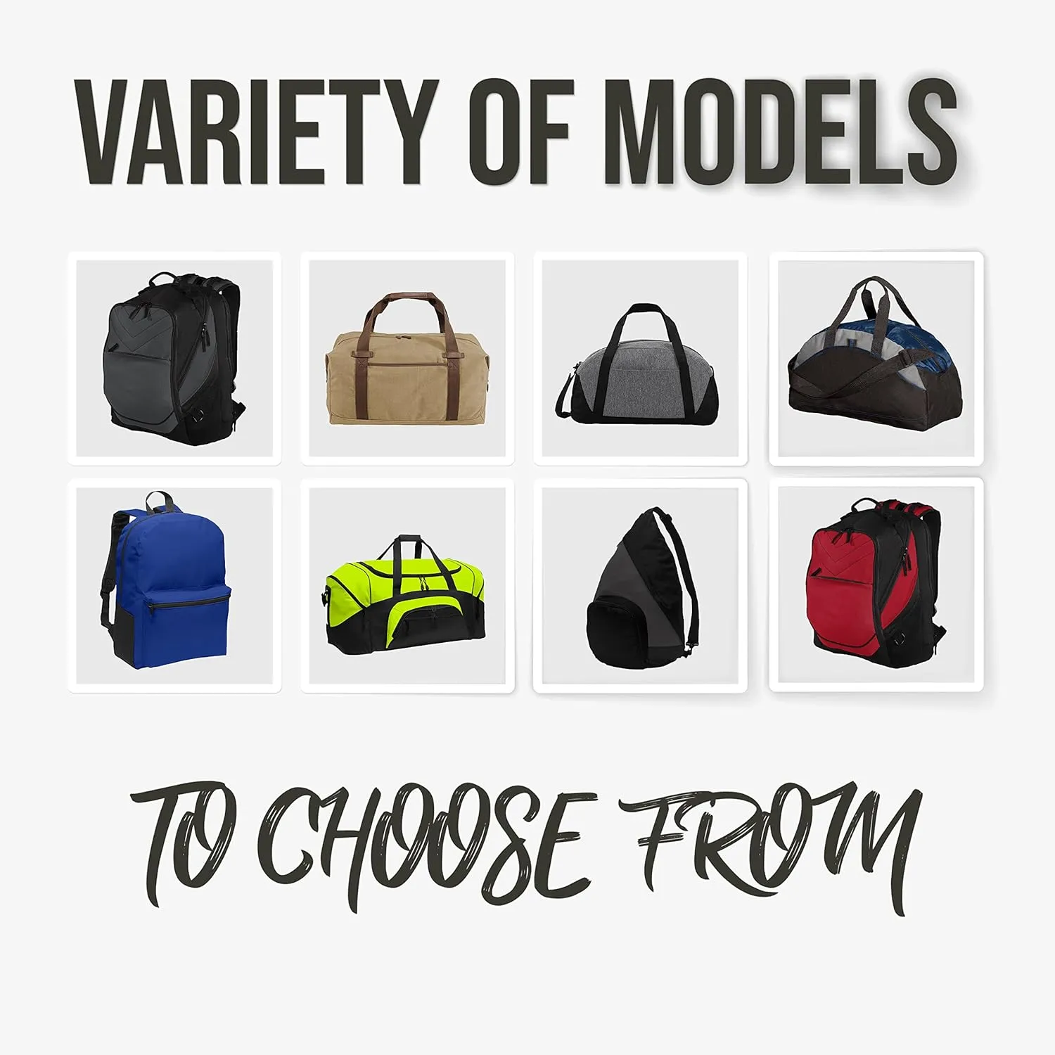 Custom Sport Duffel Bag for Men Women (Contrast Medium) - Add Your Monogram - Personalized Weekender Bag for Gym, Overnight, Travel