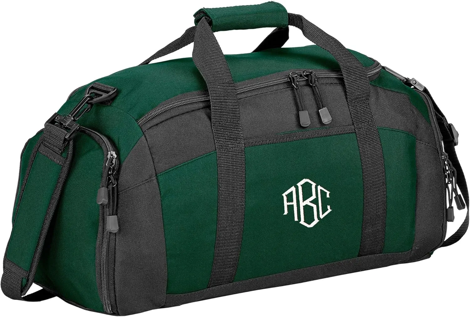 Custom Sport Duffel Bag for Men Women (Gym Bag) - Add Your Monogram - Personalized Weekender Bag for Overnight, Gym, Travel