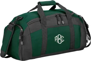 Custom Sport Duffel Bag for Men Women (Gym Bag) - Add Your Monogram - Personalized Weekender Bag for Overnight, Gym, Travel