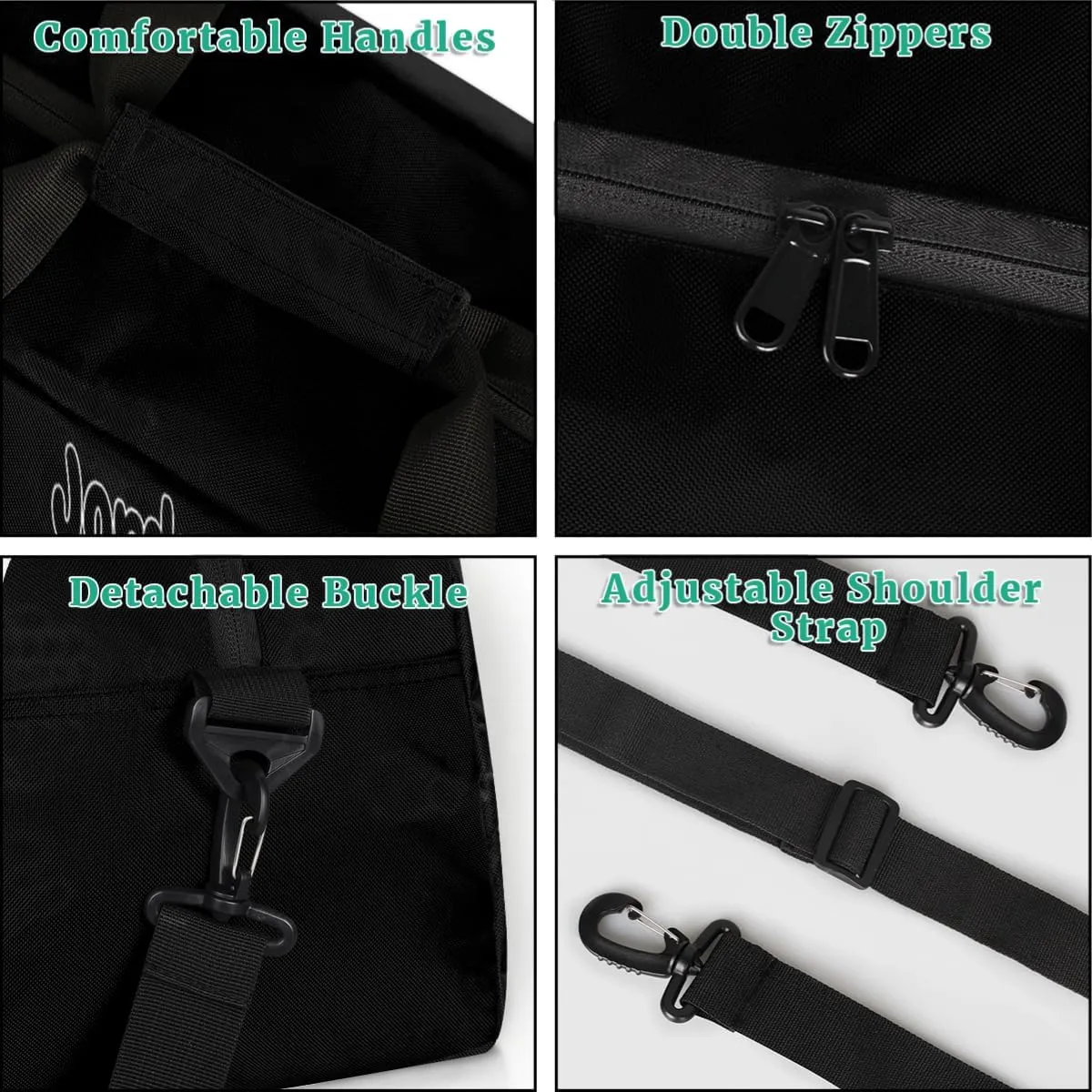 Custom Sports Football Basketball Baseball Duffel Bag Boys, Personalized Name Gymnastics Sport Gym Training Duffel Sportsman Bag Men, Solid Black Background