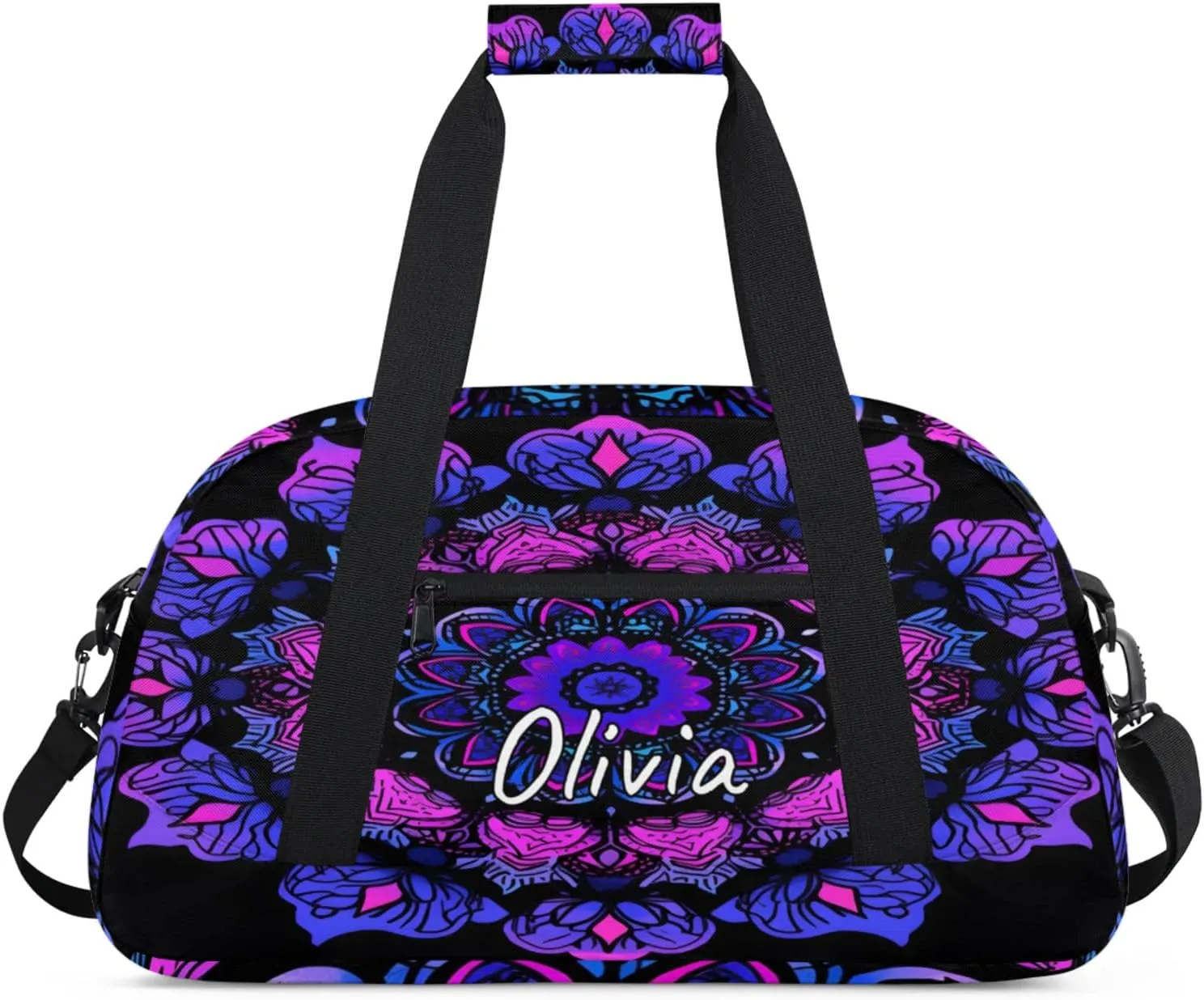 Custom Sports Gym Bag Personalized Name Travel Duffel Bag
