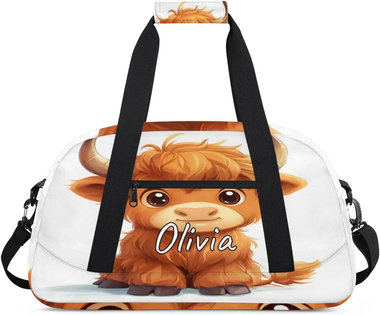 Custom Sports Gym Bag Personalized Name Travel Duffel Bag