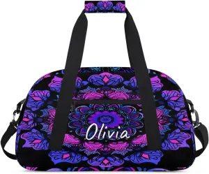 Custom Sports Gym Bag Personalized Name Travel Duffel Bag
