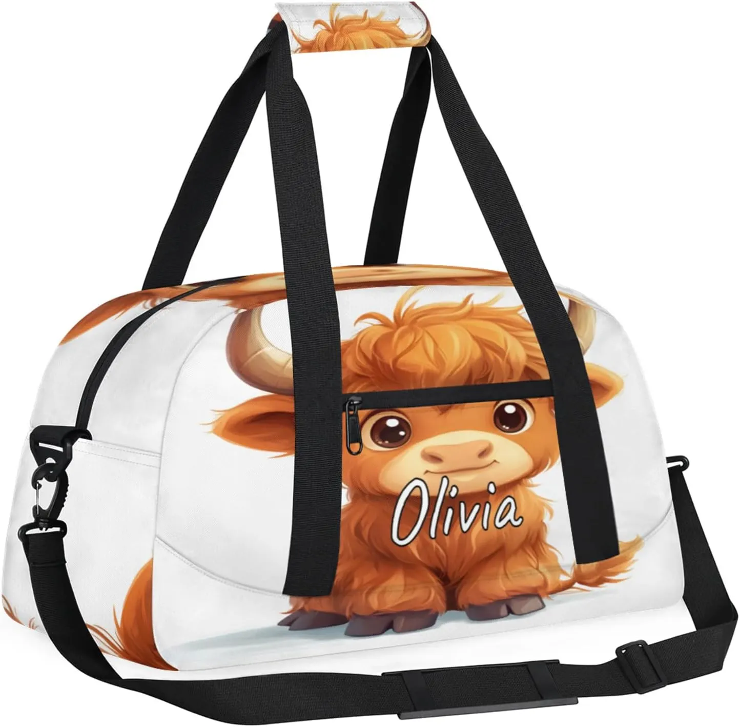 Custom Sports Gym Bag Personalized Name Travel Duffel Bag