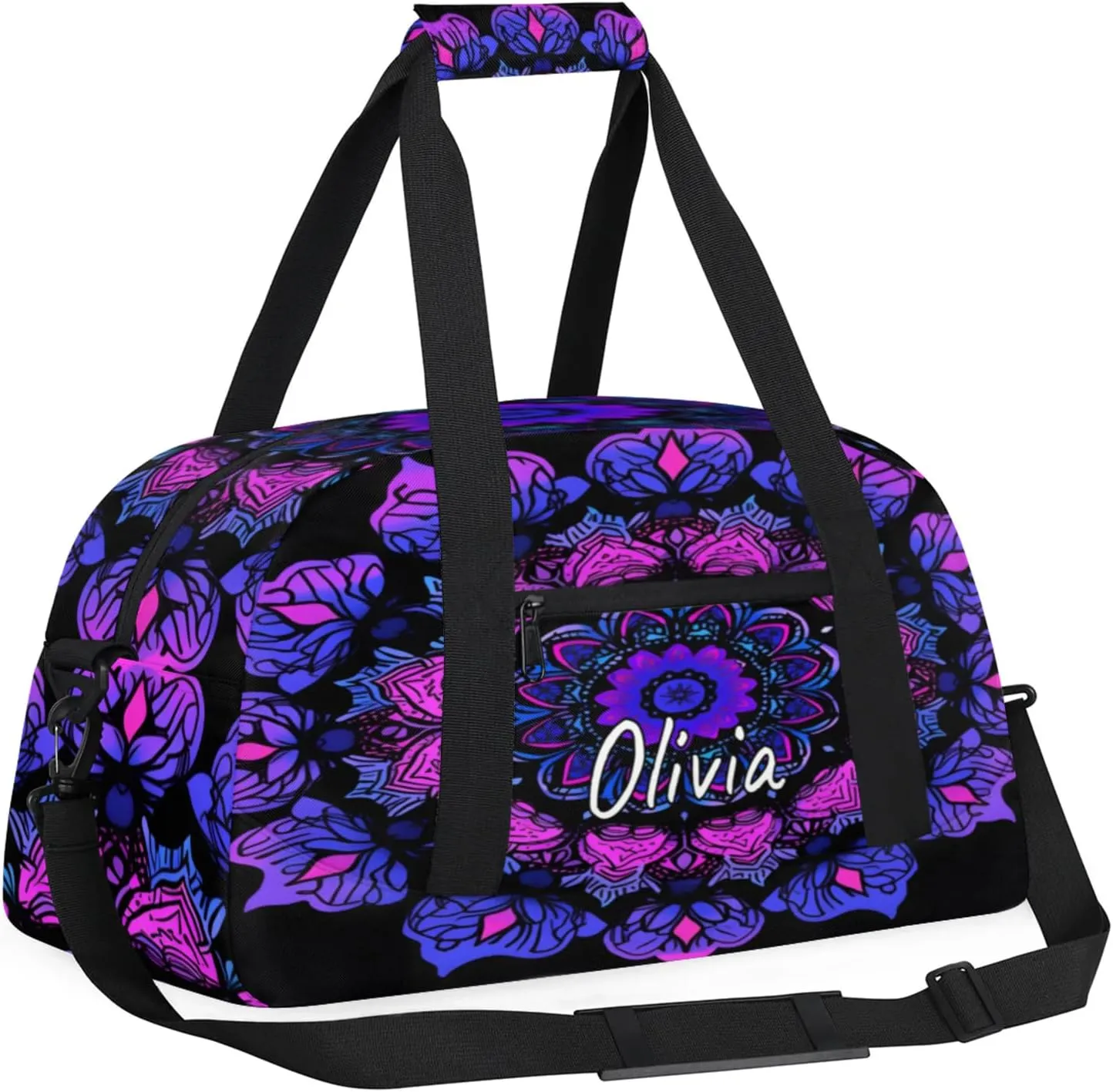 Custom Sports Gym Bag Personalized Name Travel Duffel Bag