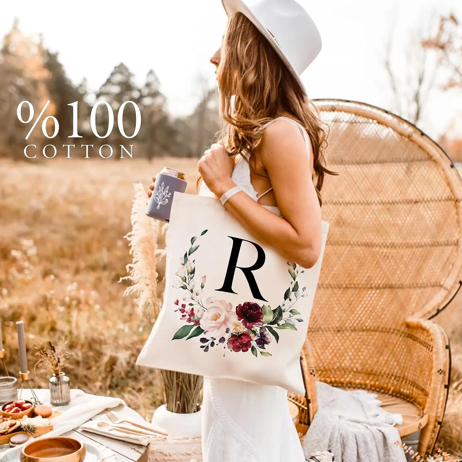 Customized Bridesmaid Tote Bag For Personalized Bachelorette Hen Night