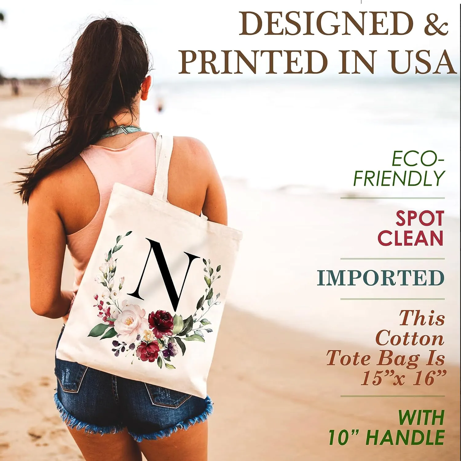 Customized Bridesmaid Tote Bag For Personalized Bachelorette Hen Night