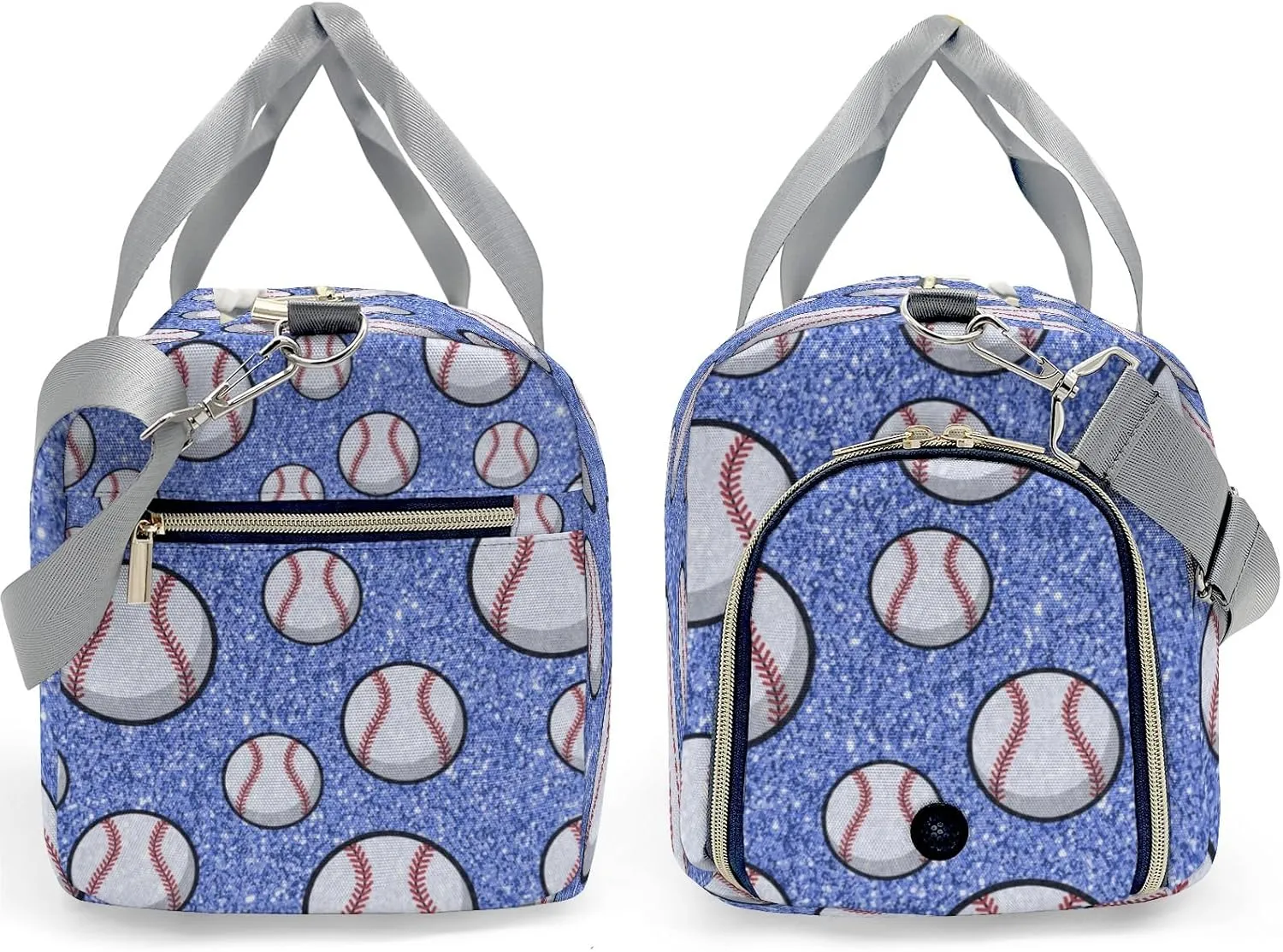 Custon Name Sport Baseball Blue Gym Sport Yoga Duffel Bag Sport Player Travel Bag,Sport Gym Bag Gift