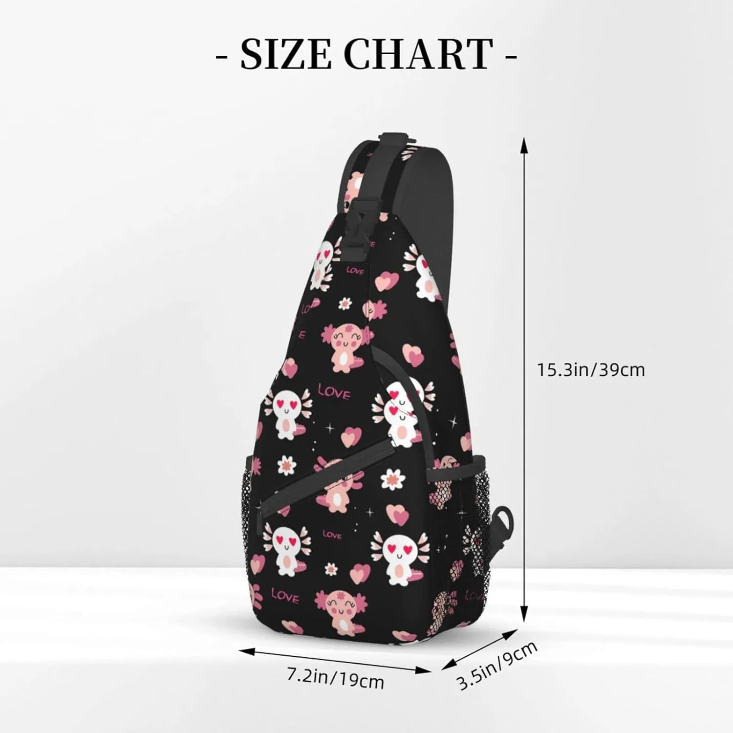 Cute Animal Sling Bag Crossbody Backpack Hiking Travel Daypack Chest Bag Lightweight Shoulder Bag For Women Men